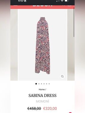 Momoni Italian Silk Sabina Dress